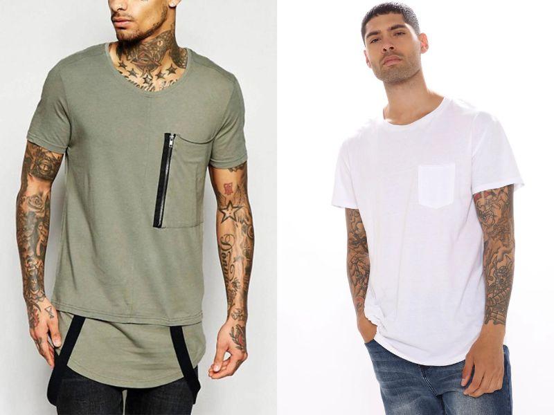 Áo thun phối túi thêm phần cá tính