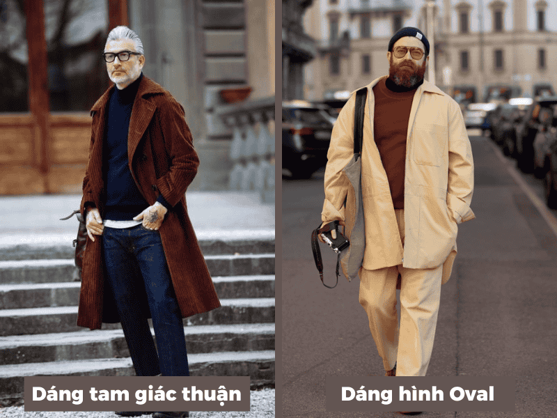 Các dáng người nam béo mập