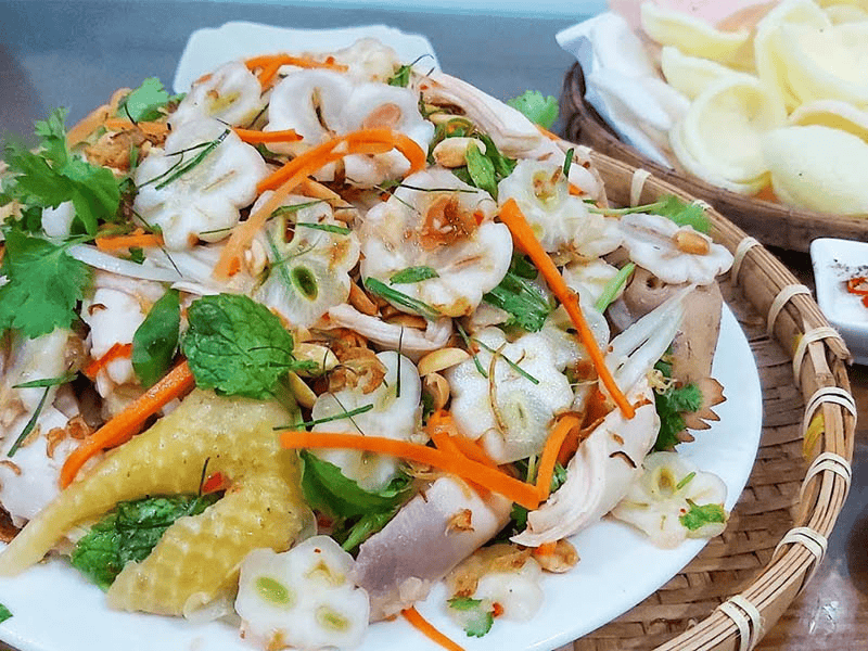 Cách làm gỏi gà măng cụt vô cùng đơn giản