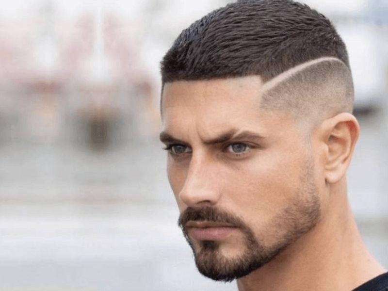Kiểu tóc Buzz Cuts kẻ vạch