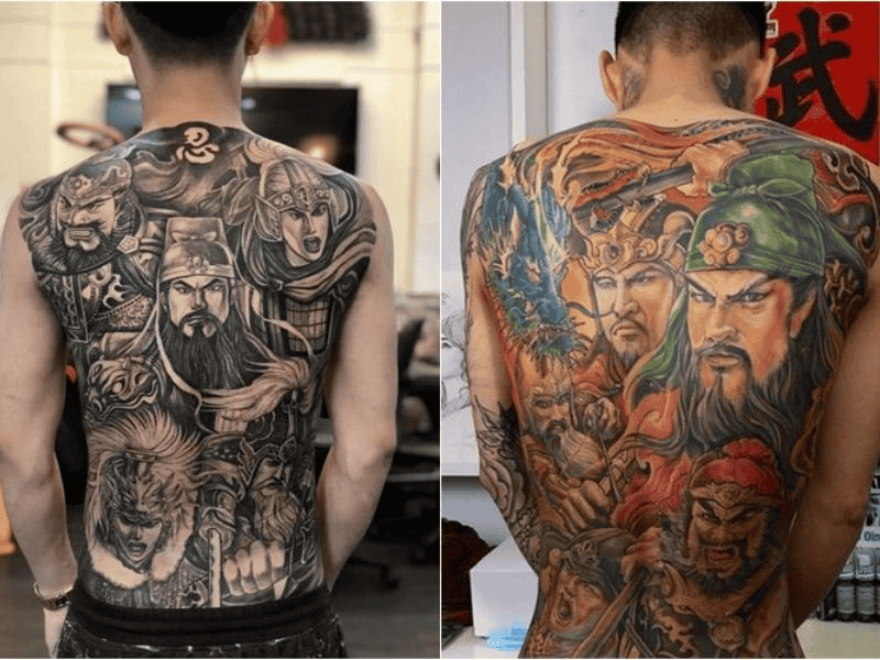 Hình xăm ngũ hổ tướng