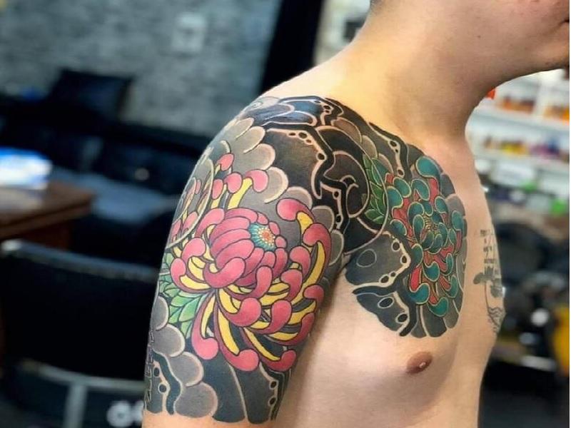Ý nghĩa hình xăm hoa mẫu đơn đối với nam giới