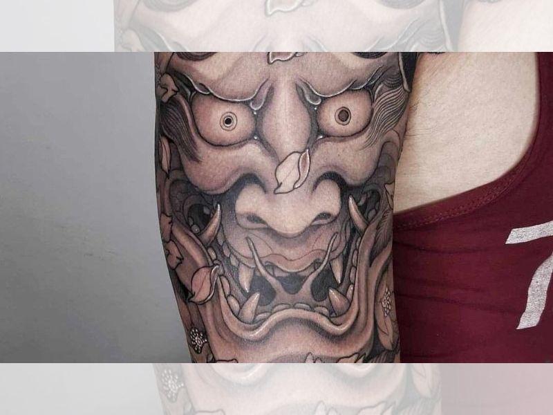 Hình xăm mặt quỷ có ý nghĩa trừ tà