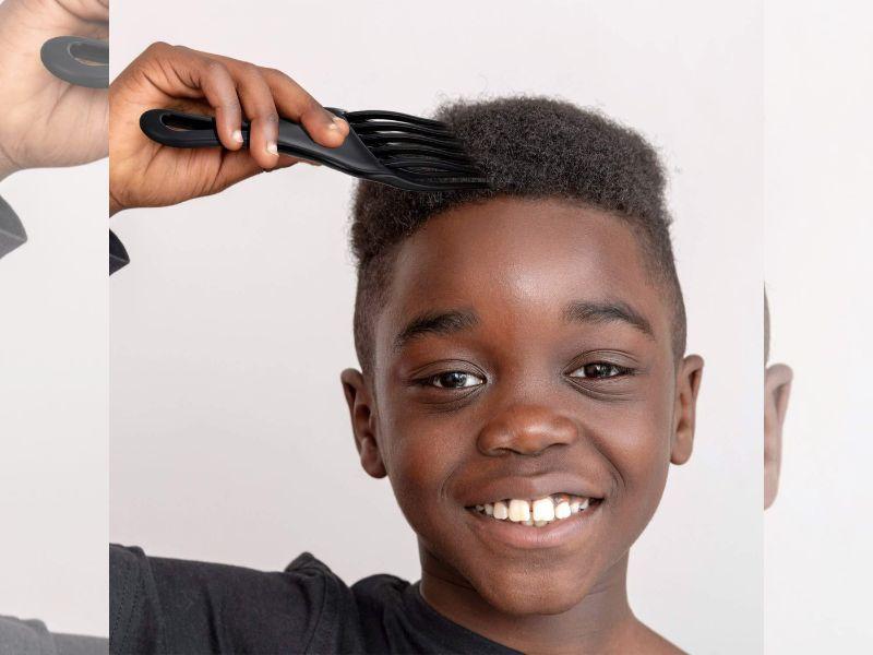 Lược tạo kiểu tóc nam Afro Pick được thiết kế cho mái tóc xoăn và dày