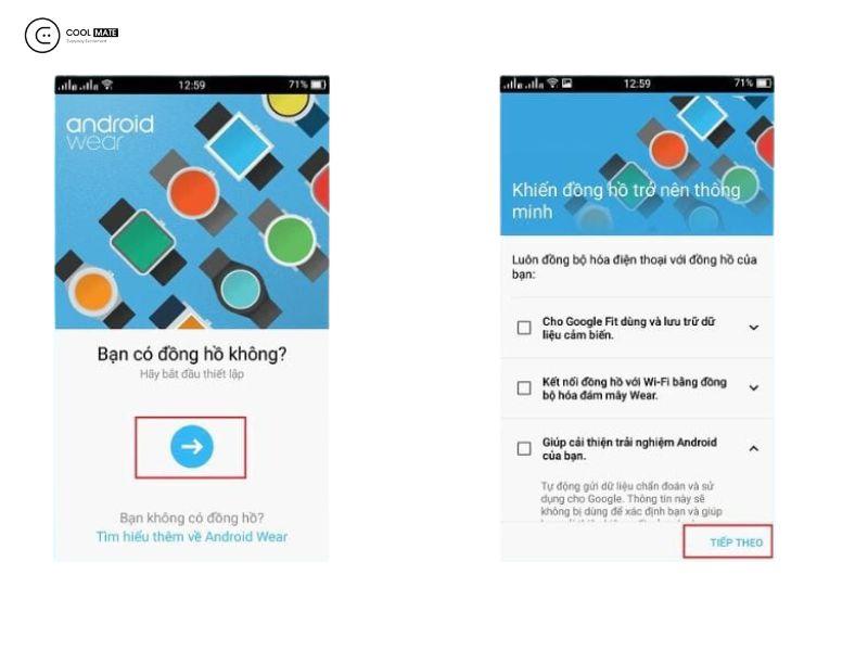 Kiểm tra thông báo trên ứng dụng Android Wear