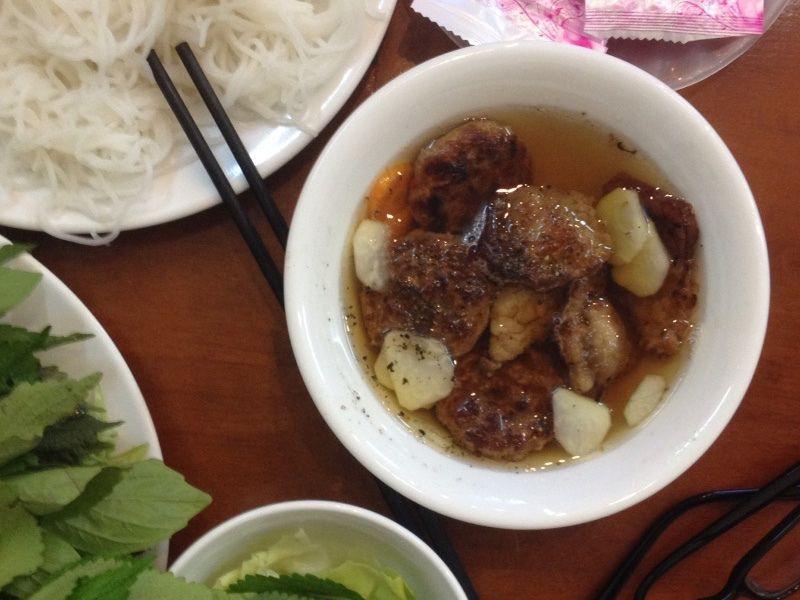 Bún chả Hà Nội với hương vị đậm đà, khó quên