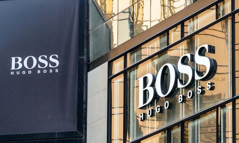 Logo thương hiệu Hugo Boss thể hiện sự sang trọng và lịch lãm