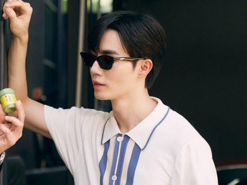 phối áo polo len nam 