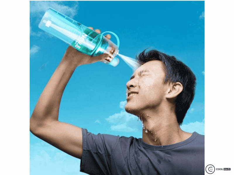 Bình nước nhỏ gọn, tiện dụng cho người chạy bộ