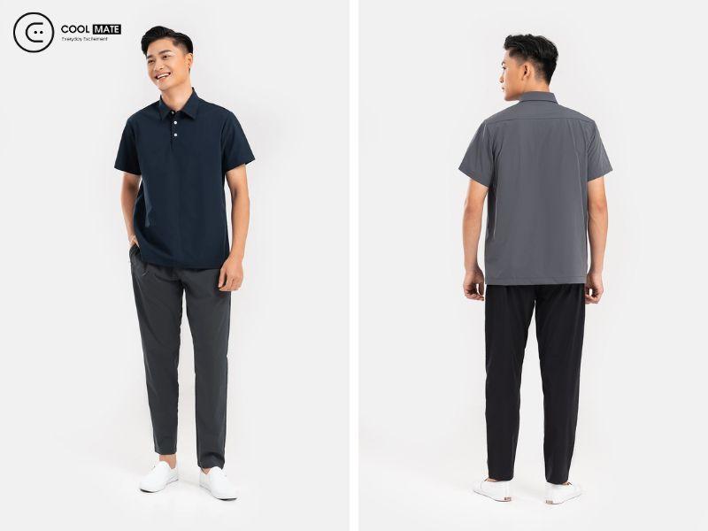 Áo sơ mi nam Excool Limited ngắn tay