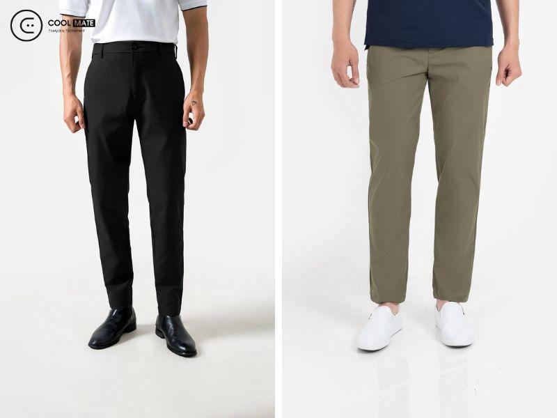 Vải Excool còn được sử dụng để sản xuất quần kaki
