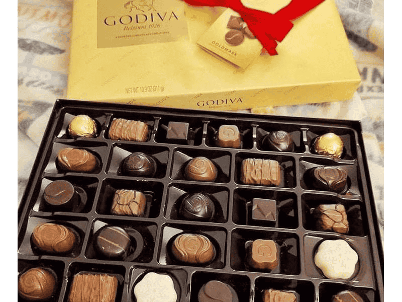 socola Godiva có mấy loại