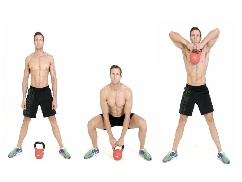 Cách tập Kettlebell Sumo High Pull