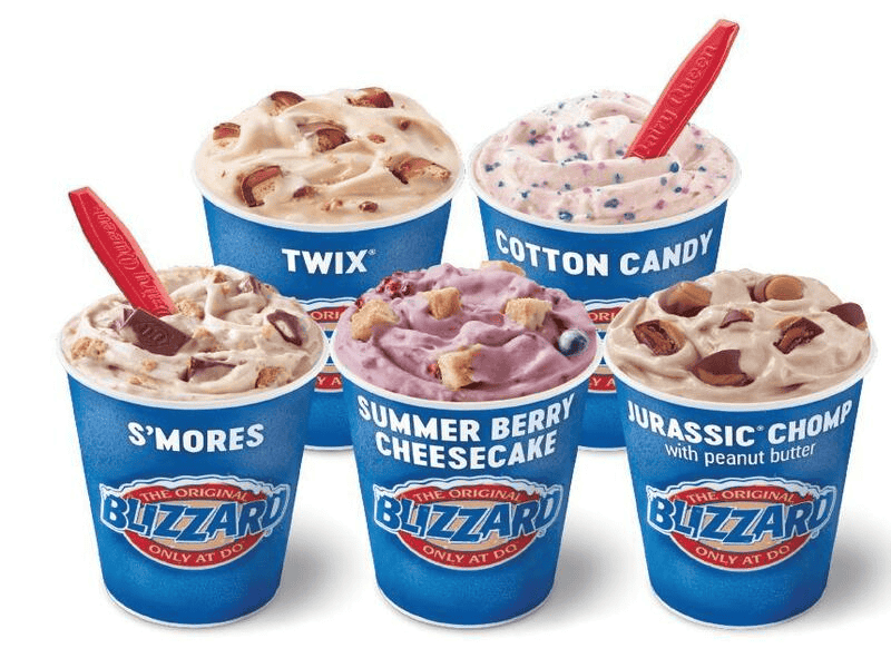 Kem Blizzard của Dairy Queen