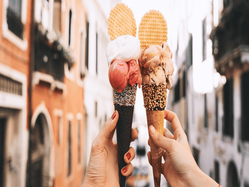 Hương vị Gelato Italia