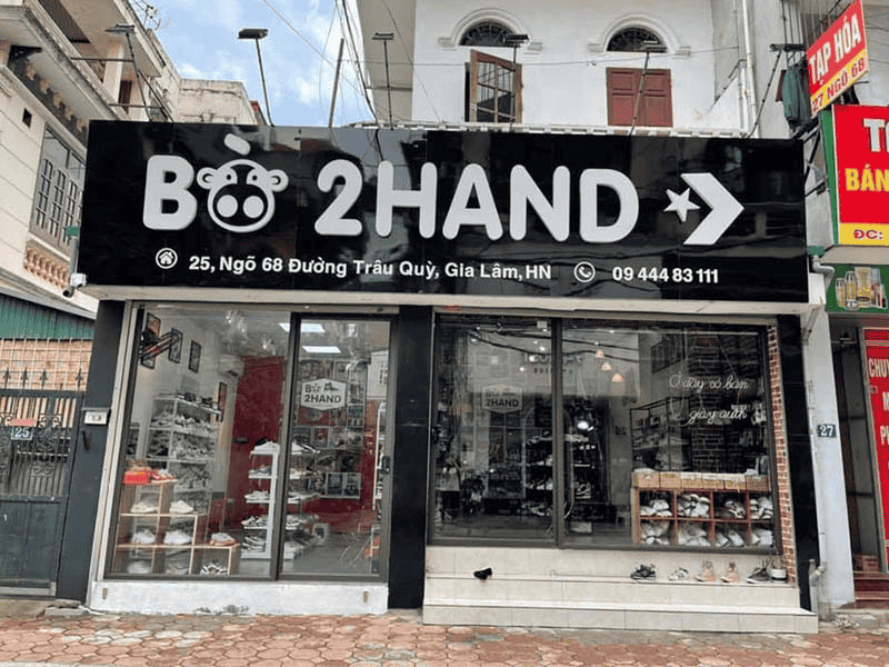 Bò 2hand - Cửa hàng giầy secondhand tại Hà Nội
