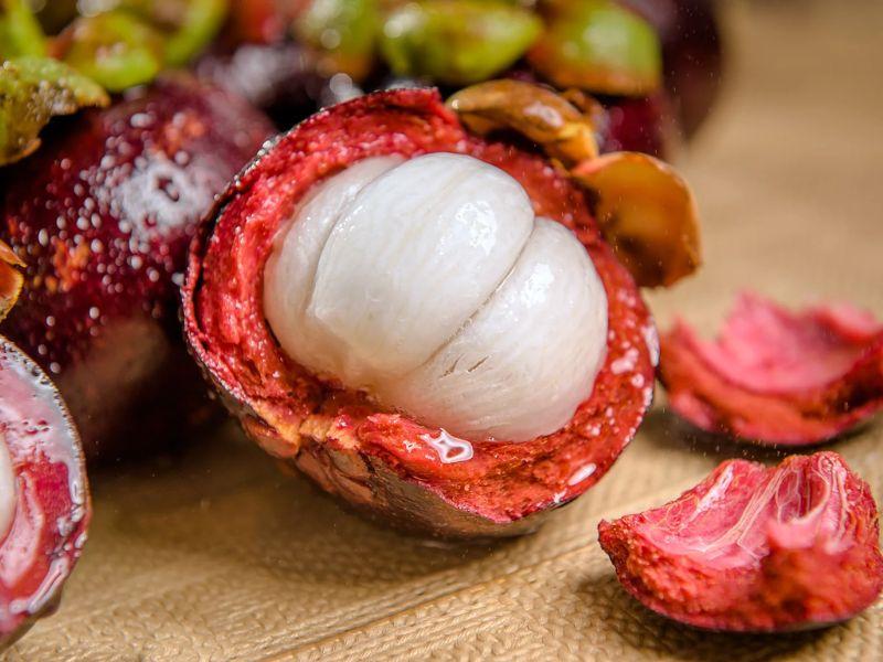 Trà vỏ măng cụt