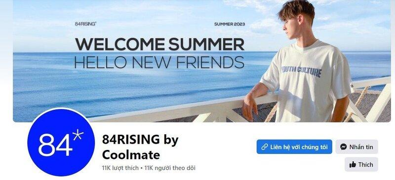 Fanpage 84RISING by Coolmate