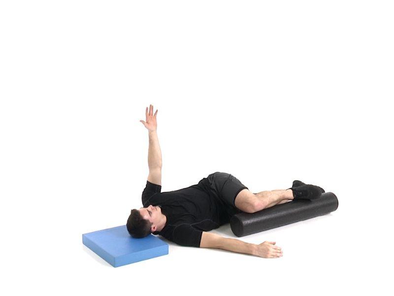 Side-lying Rotation - Bài tập khởi động khớp ngực, vai và lưng giữa