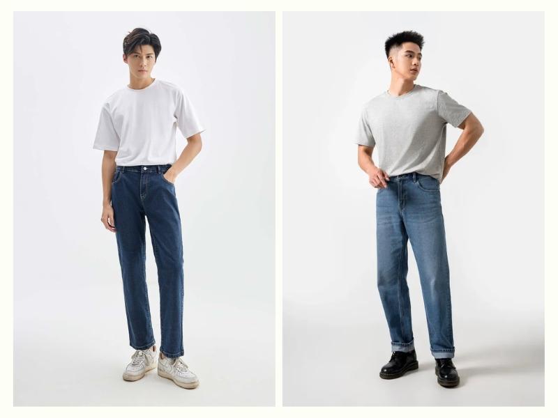 Bạn nam có dáng người mập nên lựa chọn các mẫu quần cạp thấp