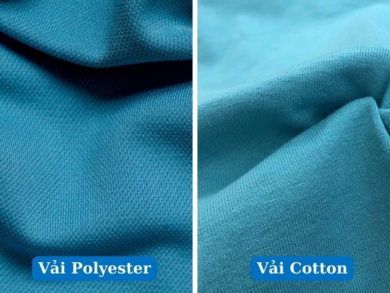 So sánh quy trình xử lý vải Polyester và Cotton