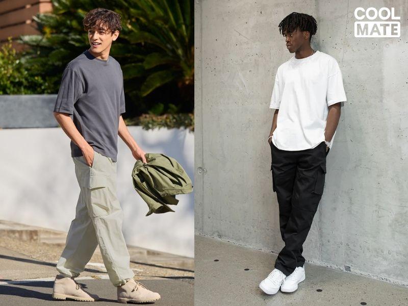 Thời trang thể thao nam đơn giản với &aacute;o thun