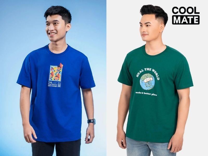 &Aacute;o thun in họa tiết độc đ&aacute;o, ph&aacute; c&aacute;ch