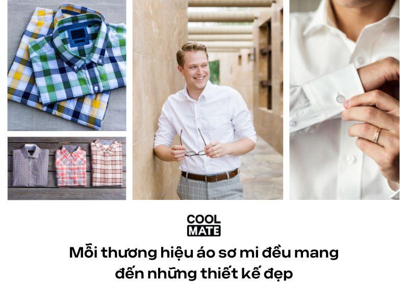 Mỗi thương hiệu &aacute;o sơ mi đều mang đến những thiết kế đẹp