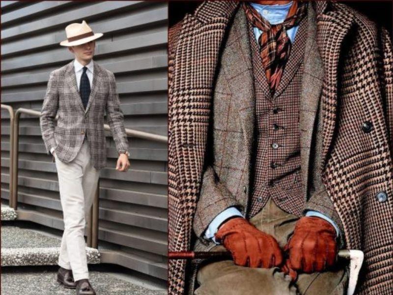 Suit với họa tiết nổi bật