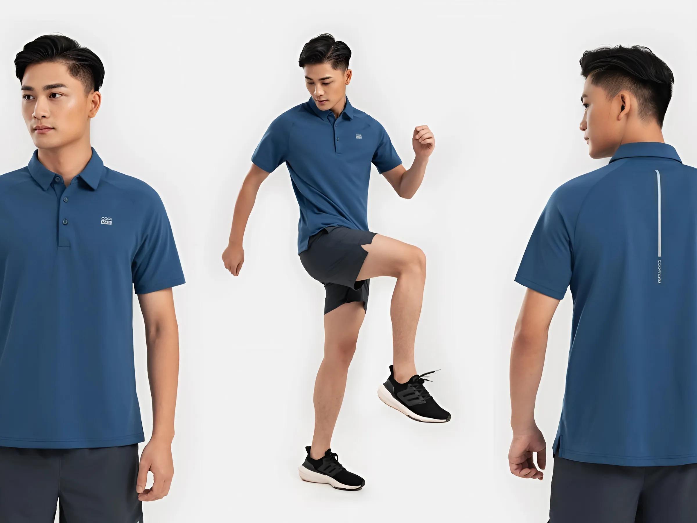 Phối kiểu buộc dây giày sneaker cùng trang phục Coolmate 