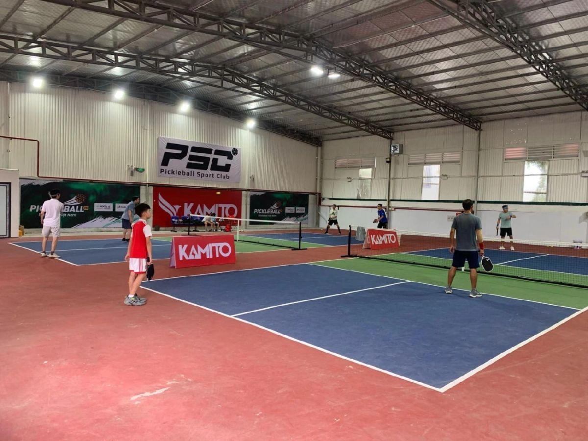 Sân pickleball PSC với hệ thống sân đạt chuẩn