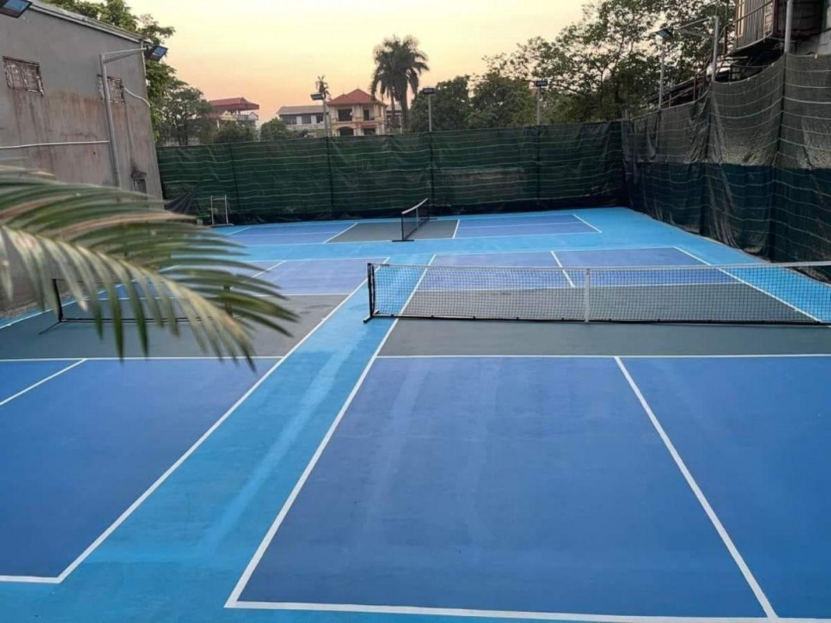Sân Pickleball 73 Phố Viên với hệ thống chống trượt và phẳng