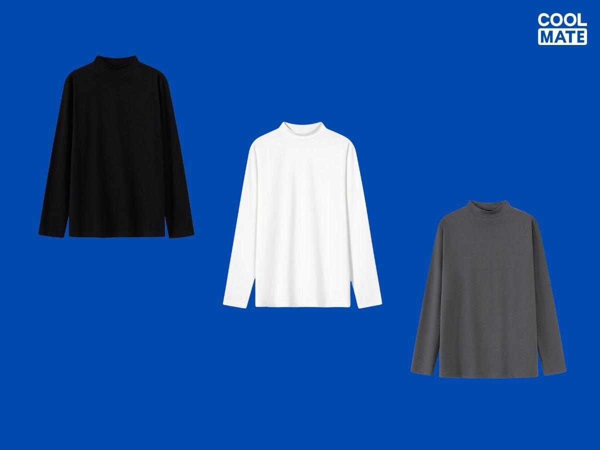 Áo gồm các màu sắc cơ bản, dễ phối đồ