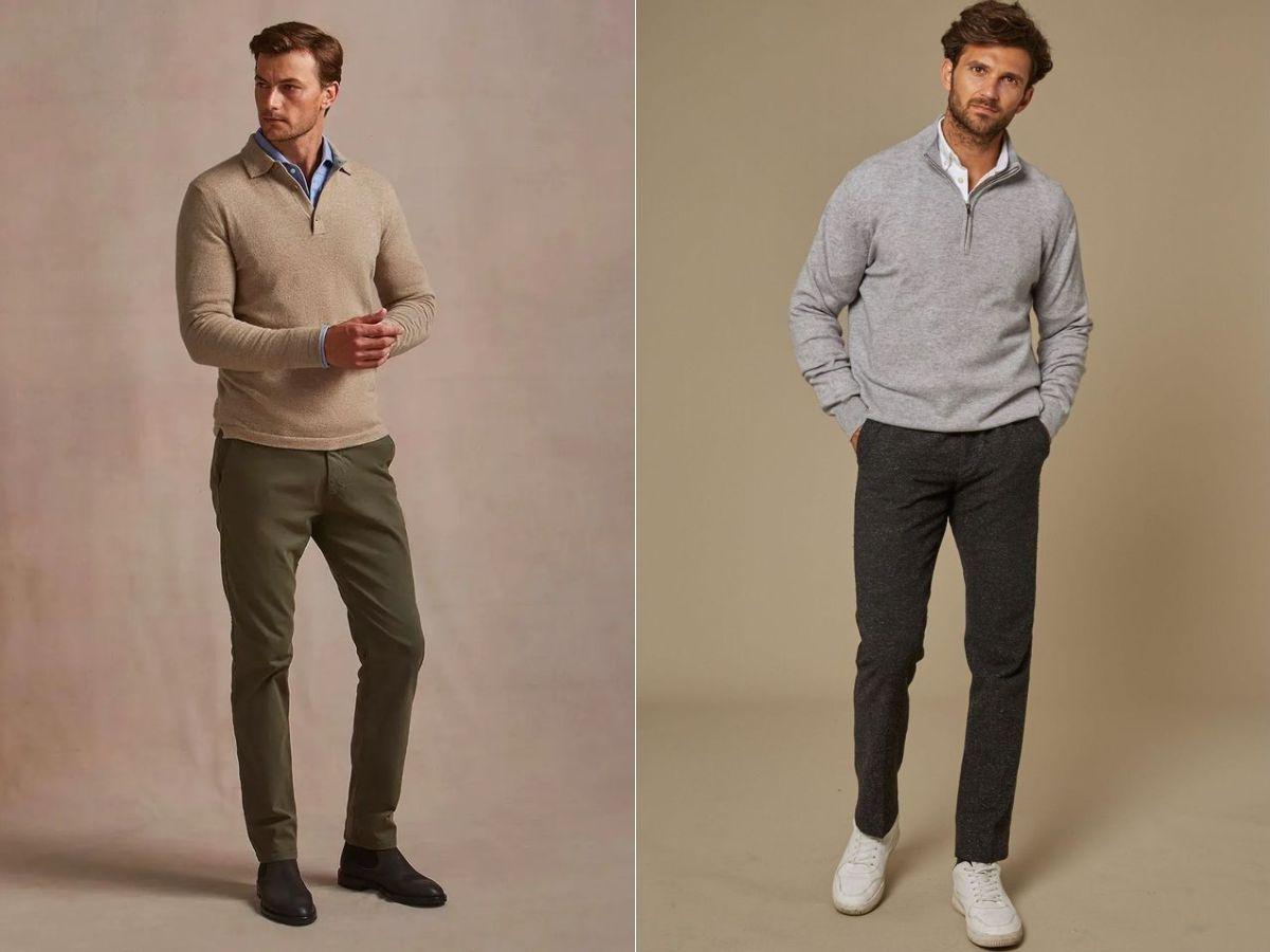 Layer điệu đà: Sweater khoác ngoài sơ mi