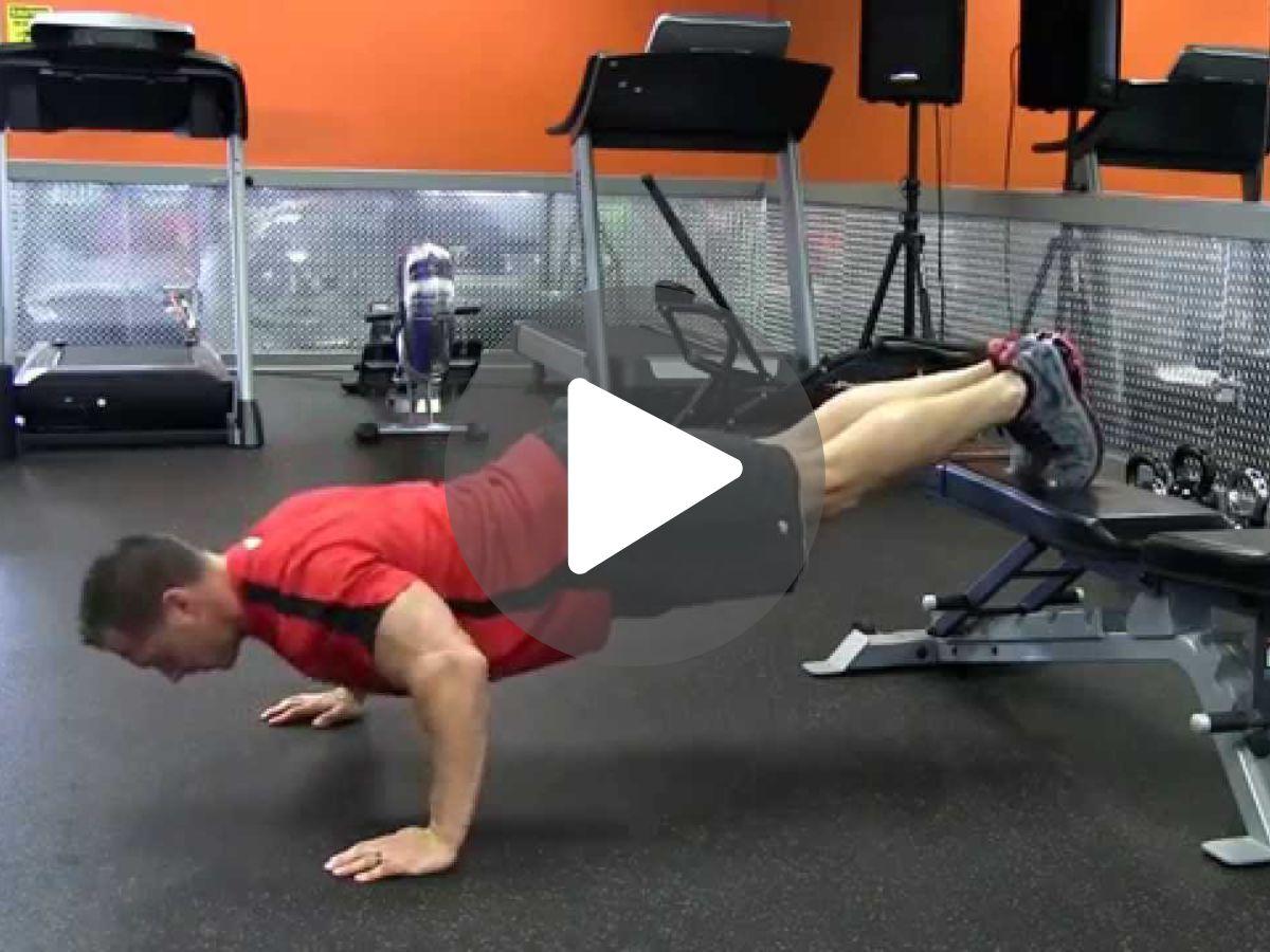 Hướng dẫn các động tác Decline Push-up