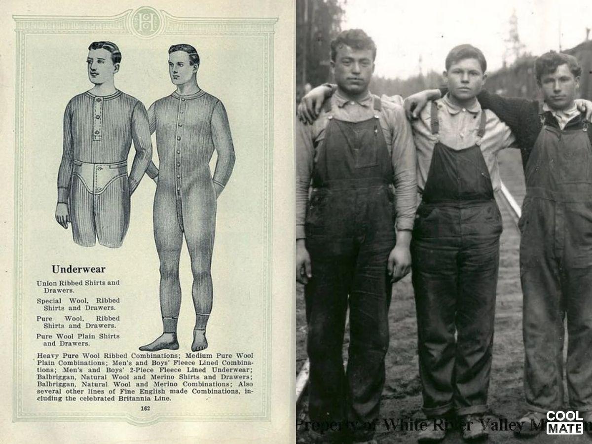 Bộ "union suit" thế kỷ 19 - Nguồn gốc sơ khai của áo thun