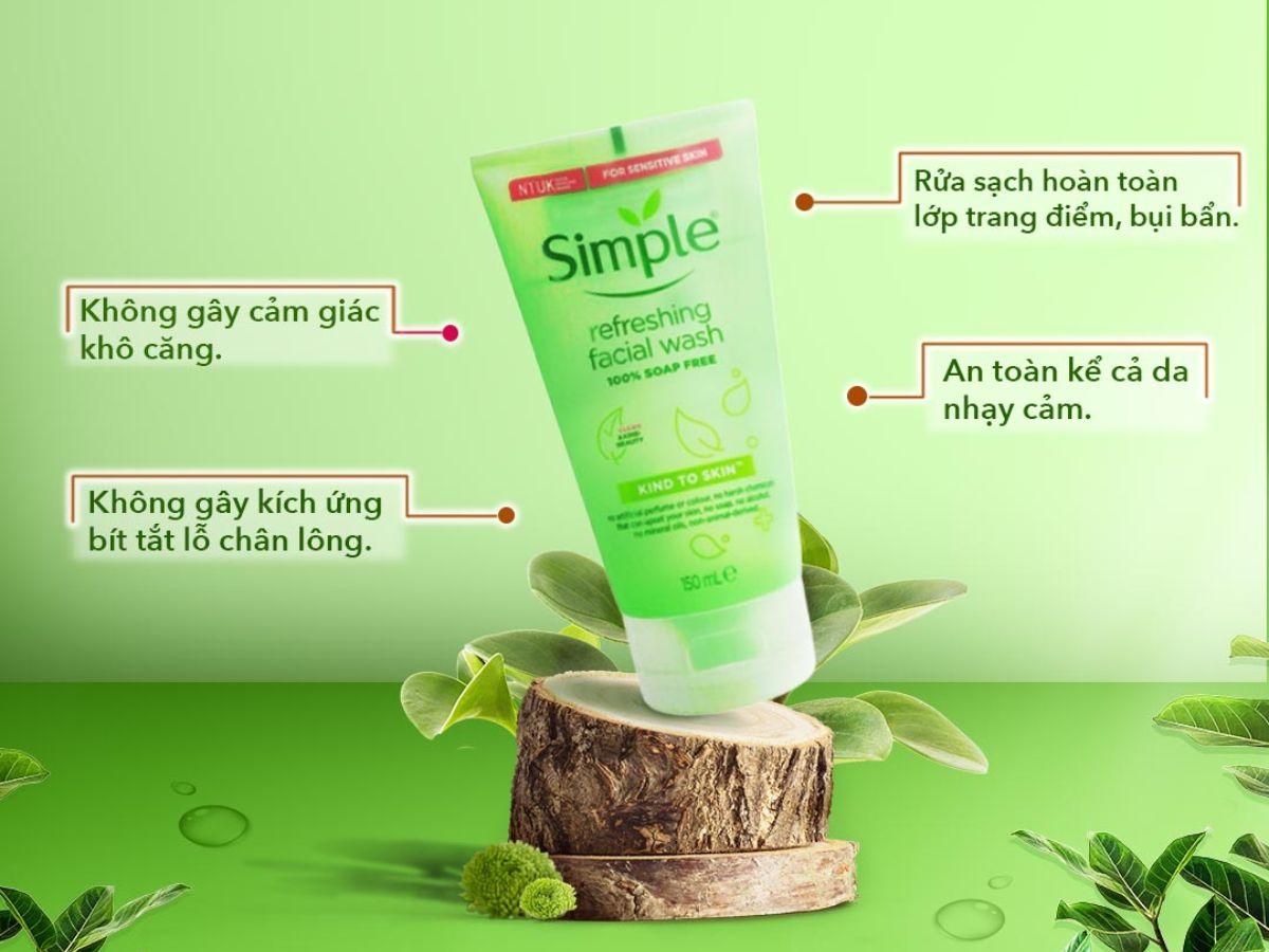 Simple Kind to Skin Refreshing Facial Wash