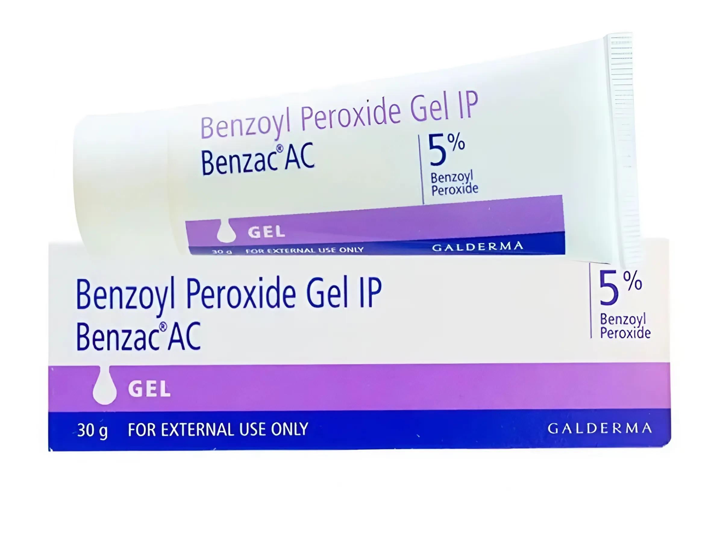 Benzoyl Peroxide có trong kem trị mụn