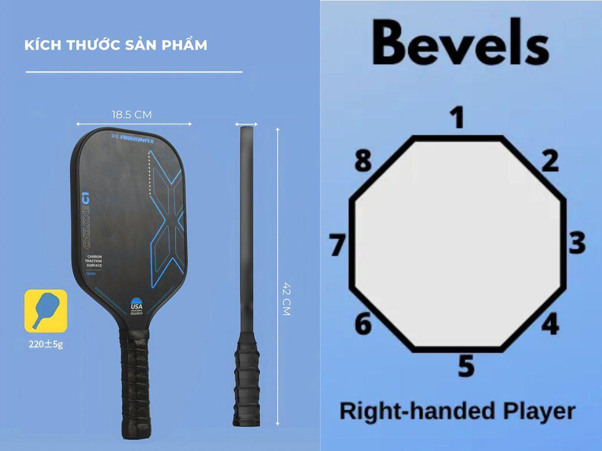 Bevels là một công cụ thực tiễn giúp bạn cải thiện kỹ thuật, cảm giác vợt và hiệu suất thi đấu
