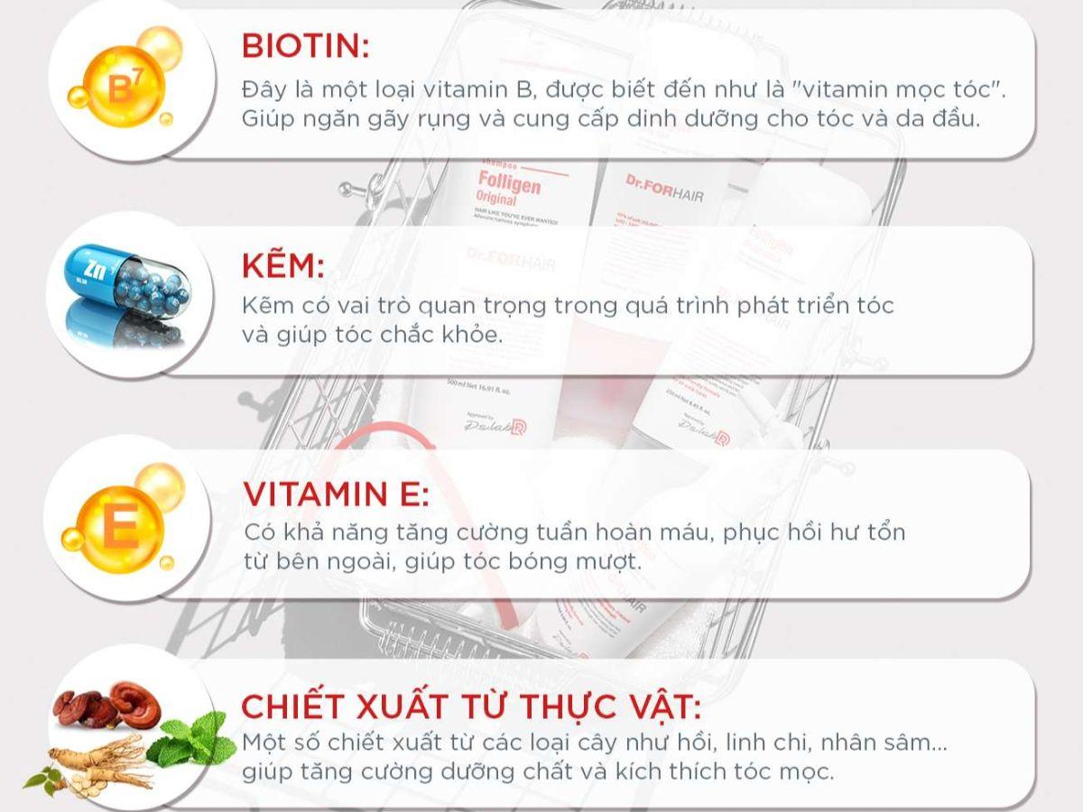 Cách thành phần tốt cho tóc