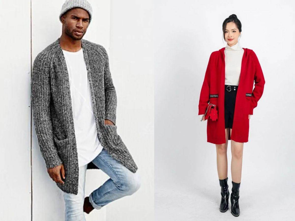 Áo khoác len dáng dài có thể kết hợp với hầu hết mọi phong cách thời trang