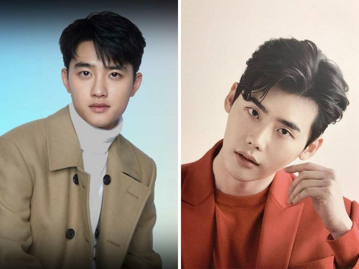Kiểu Comma Hair kết hợp Undercut và một ảnh khác kết hợp Side Part