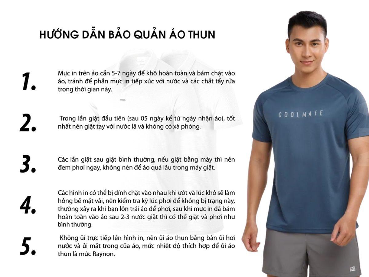 Hướng dẫn bảo quản áo thun in hình luôn sắc nét và bền màu