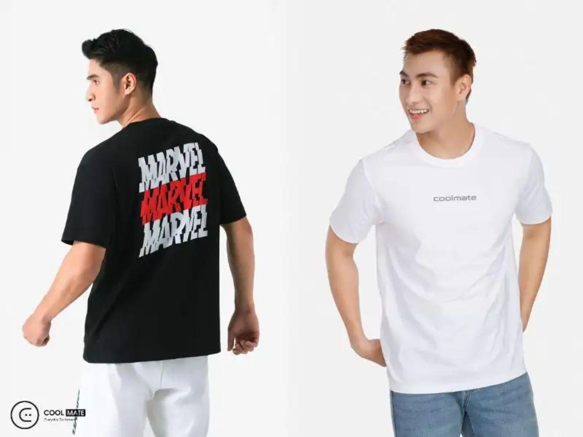 Đa dạng mẫu mã áo thun nam tại Coolmate 