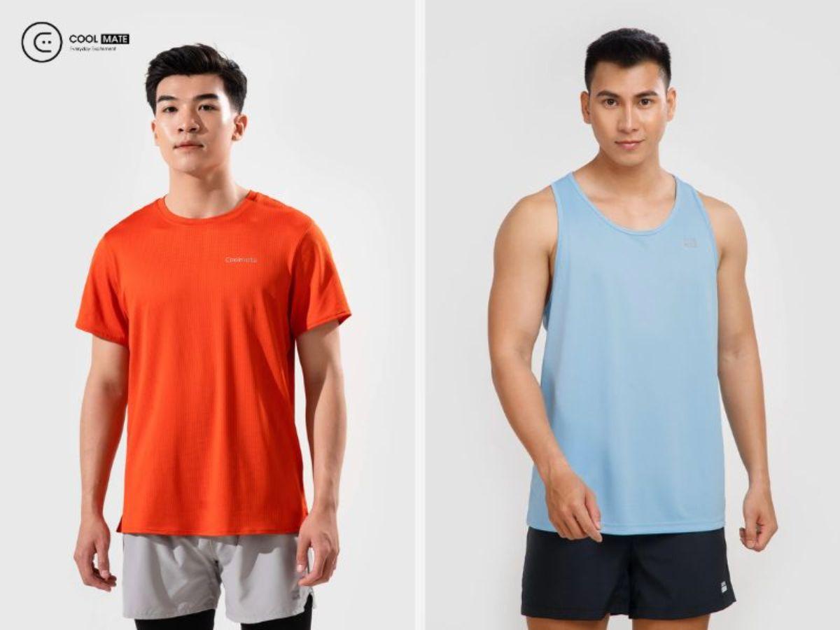 Bộ sưu tập áo thể thao nam nhẹ, thoáng mát và thời trang tại Coolmate