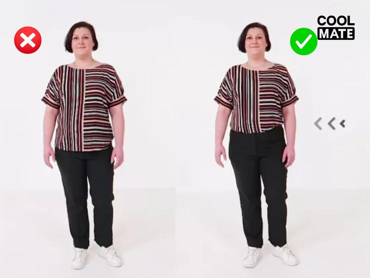 Cách chọn áo thun nữ cho dáng quả táo với gợi ý phù hợp