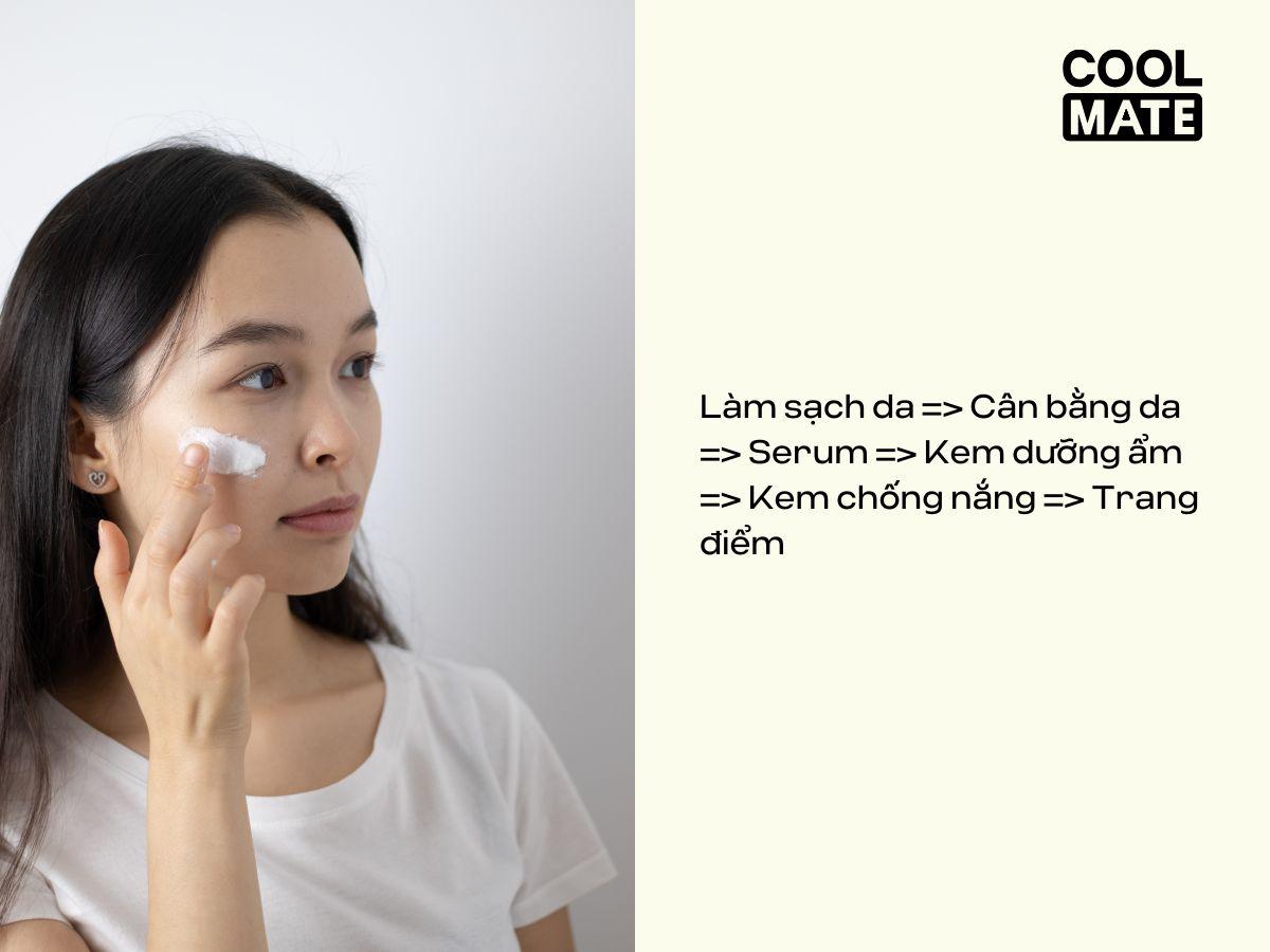 Quy Trình Sử Dụng Kem Dưỡng Ẩm Và Kem Chống Nắng