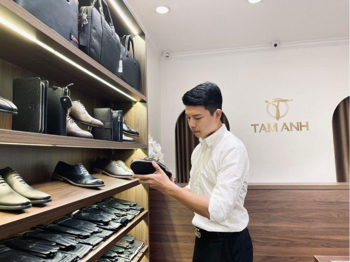 Thương hiệu giày tây nam Tâm Anh
