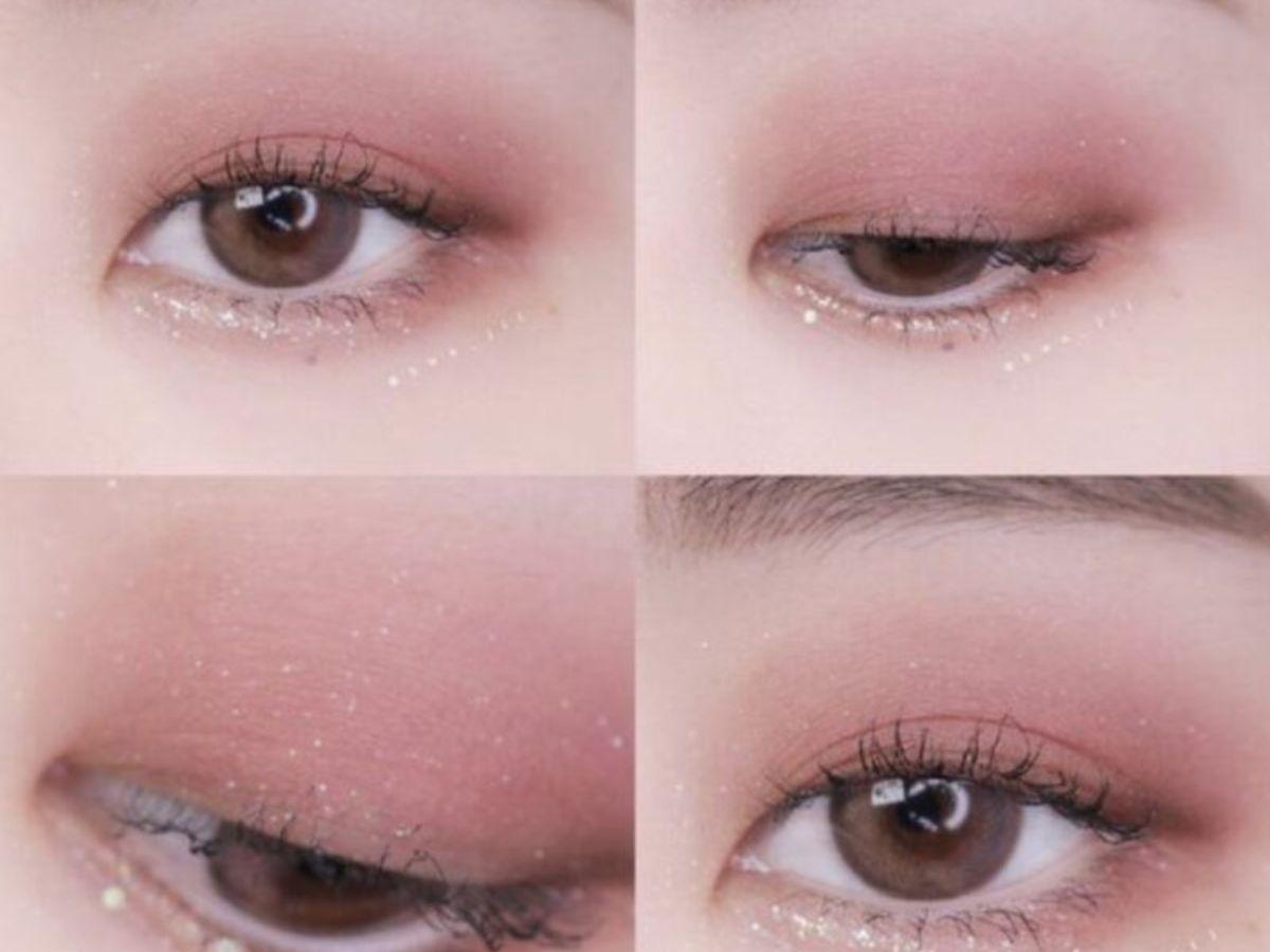 Trang điểm mắt tone hồng Linh hồn của layout makeup