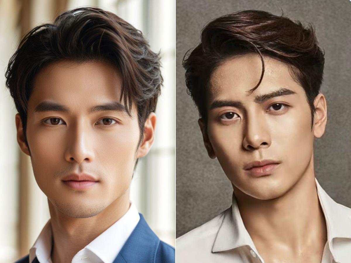 Kiểu tóc Side Part Uốn Phồng chuẩn Hàn Quốc